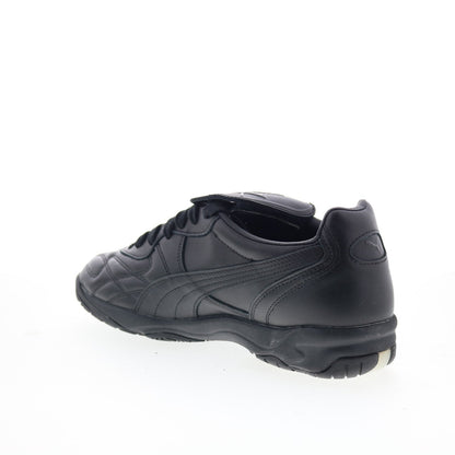 Puma King Indoor 40168311 Mens Black Leather Lifestyle Sneakers Shoes