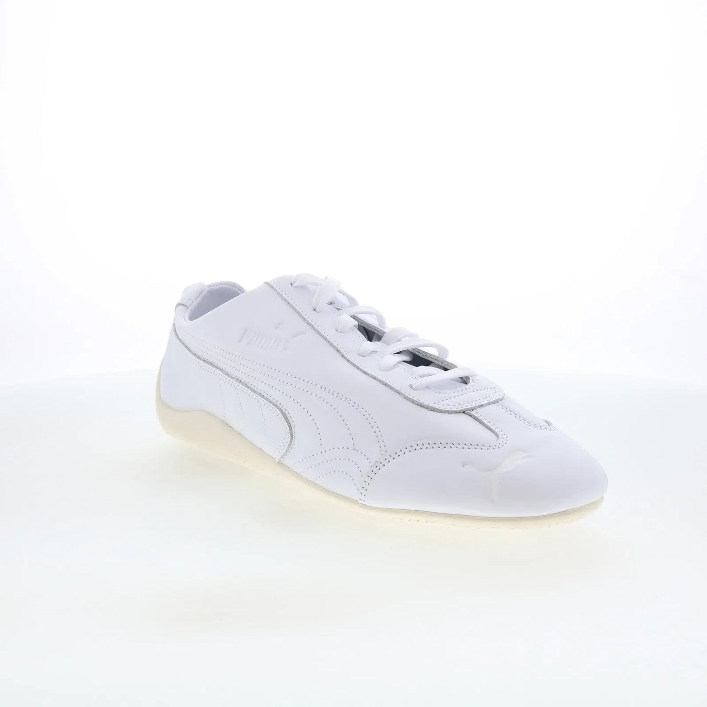 Puma Speedcat Decon 40769801 Mens White Leather Lifestyle Sneakers Shoes