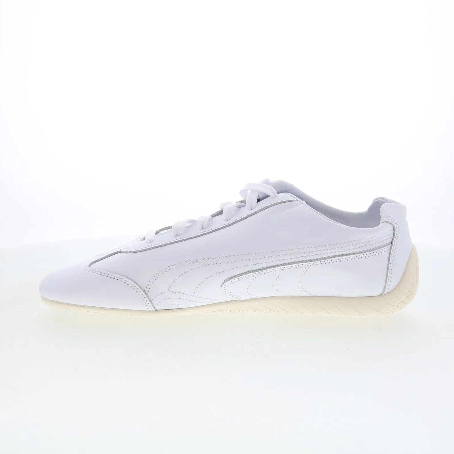 Puma Speedcat Decon 40769801 Mens White Leather Lifestyle Sneakers Shoes