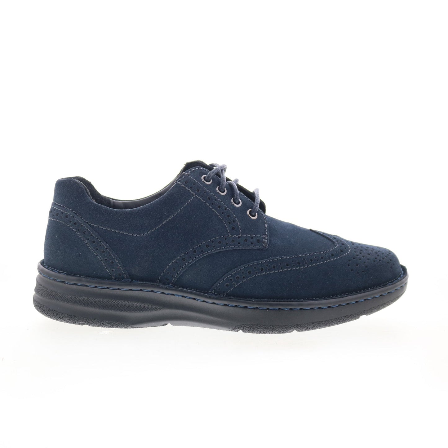 Drew Delaware Mens Blue Narrow Oxfords & Lace Ups Wingtip & Brogue Shoes