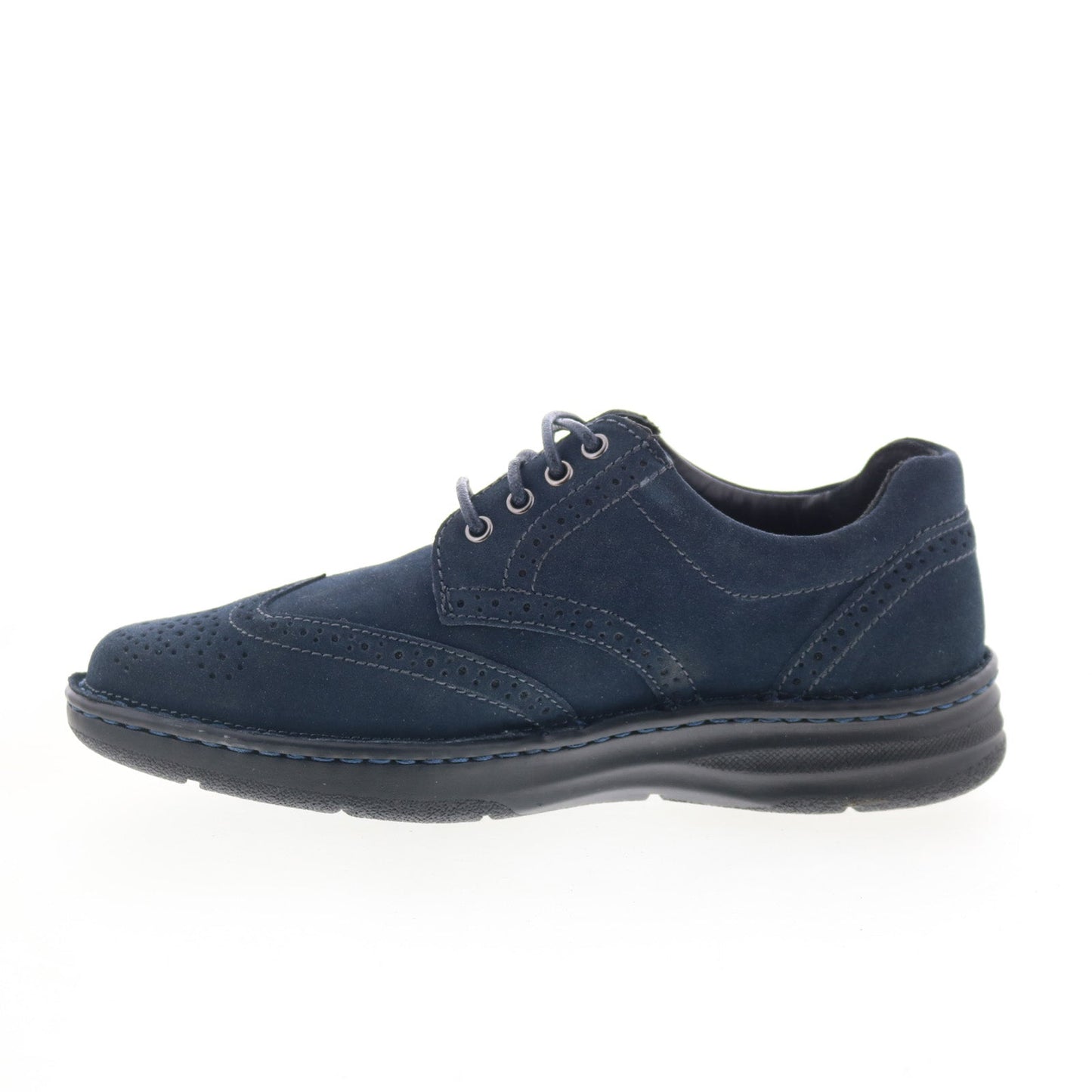 Drew Delaware Mens Blue Narrow Oxfords & Lace Ups Wingtip & Brogue Shoes