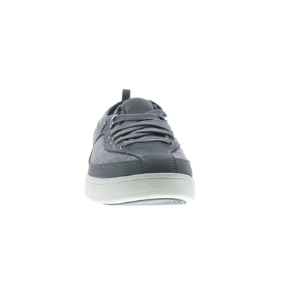 Drew Buzz 40994-43 Mens Gray Leather Lifestyle Sneakers Shoes