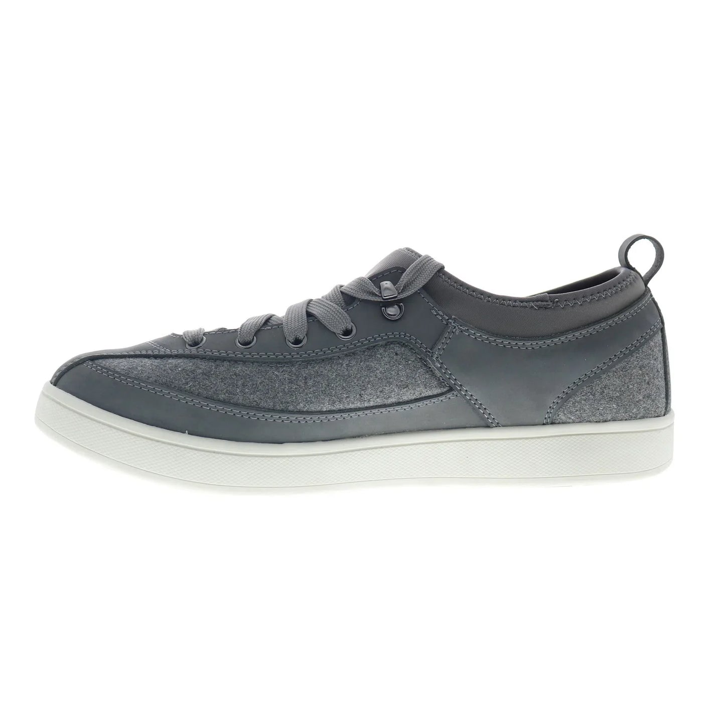 Drew Buzz 40994-43 Mens Gray Leather Lifestyle Sneakers Shoes