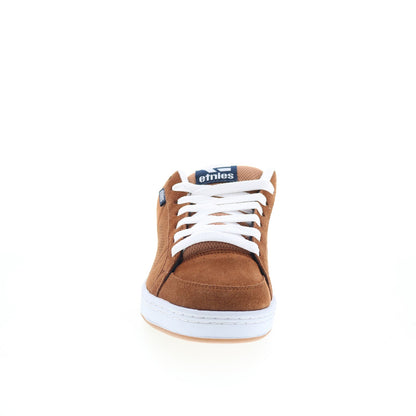 Etnies Kingpin 4101000091210 Mens Brown Suede Skate Inspired Sneakers Shoes
