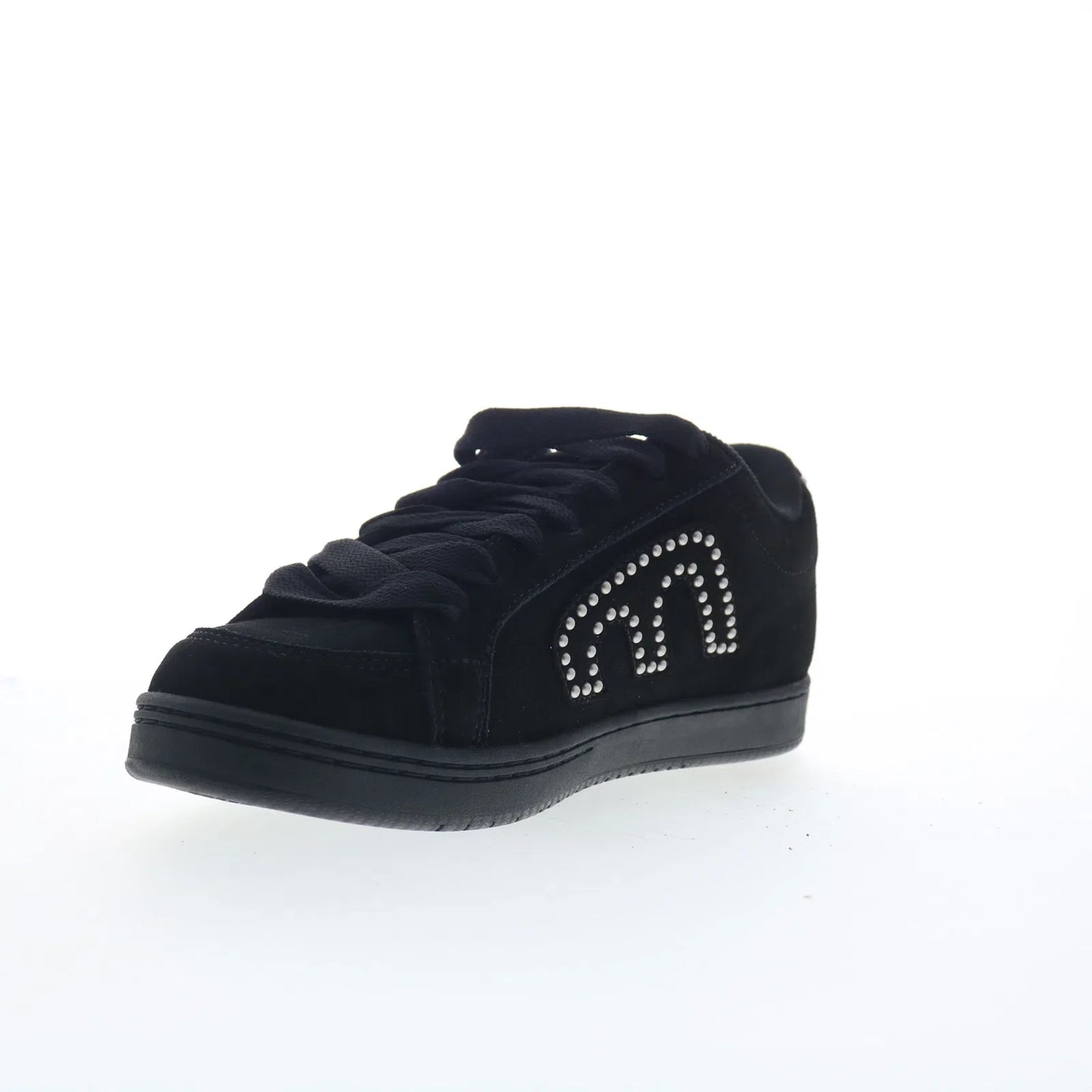 Etnies Kingpin 4101000091542 Mens Black Suede Skate Inspired Sneakers Shoes