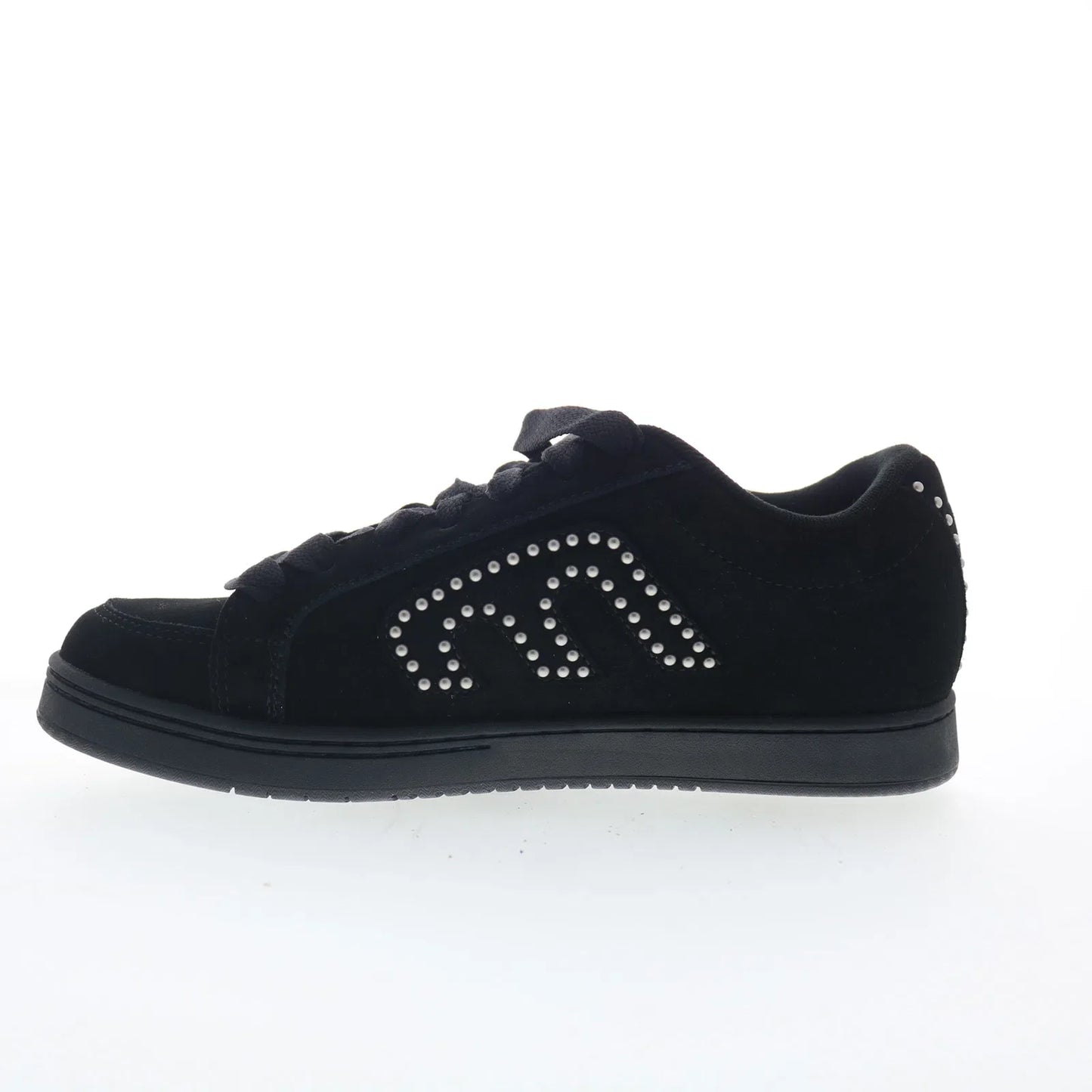 Etnies Kingpin 4101000091542 Mens Black Suede Skate Inspired Sneakers Shoes