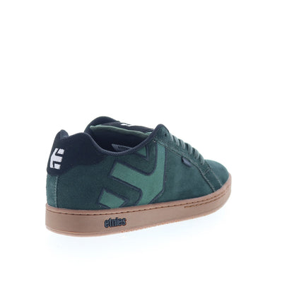 Etnies Fader 4101000203327 Mens Green Suede Skate Inspired Sneakers Shoes