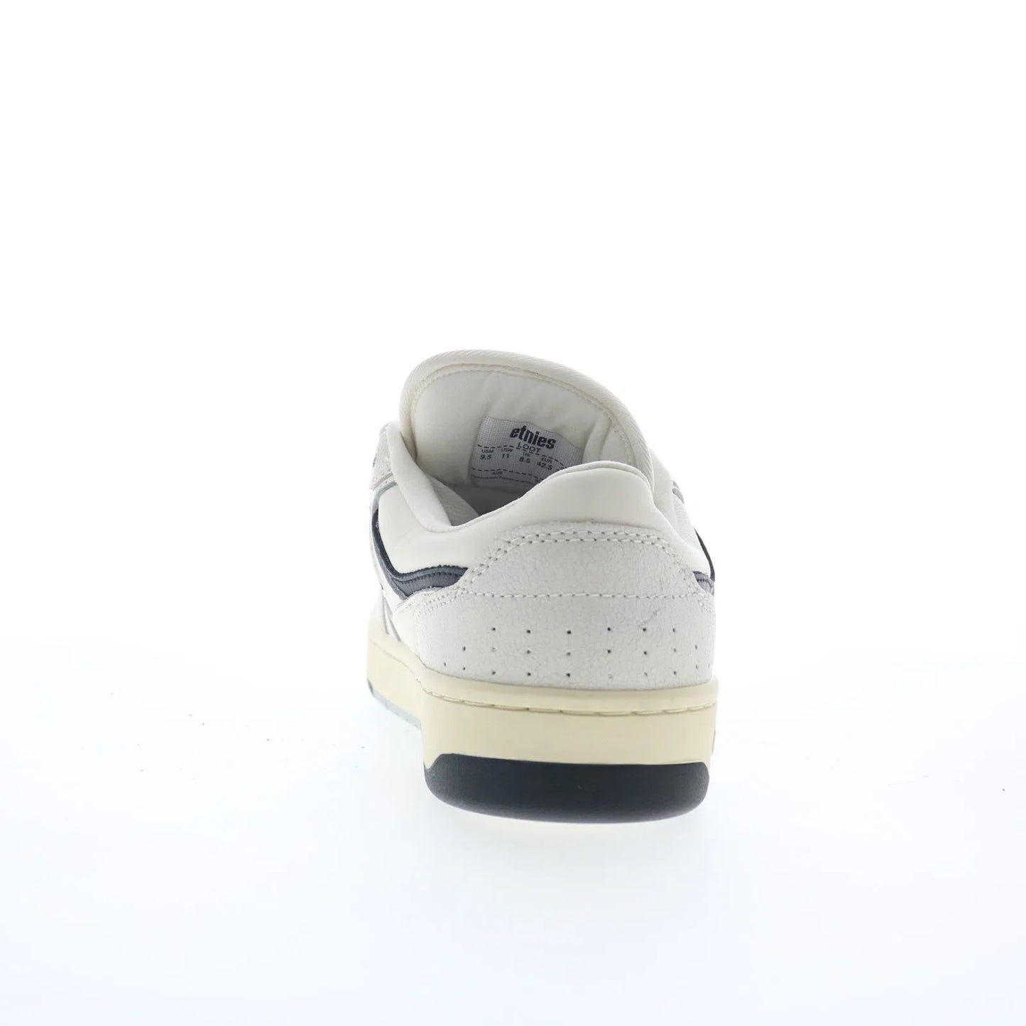 Etnies Loot 4101000584393 Mens White Leather Skate Inspired Sneakers Shoes
