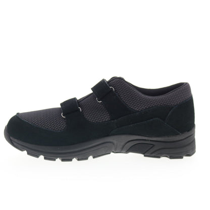 Drew Win 44001-19 Mens Black Wide Suede Lifestyle Sneakers Shoes