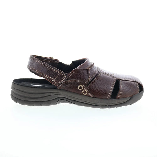 Drew Barcelona 47792-68 Mens Brown Leather Sport Sandals Shoes