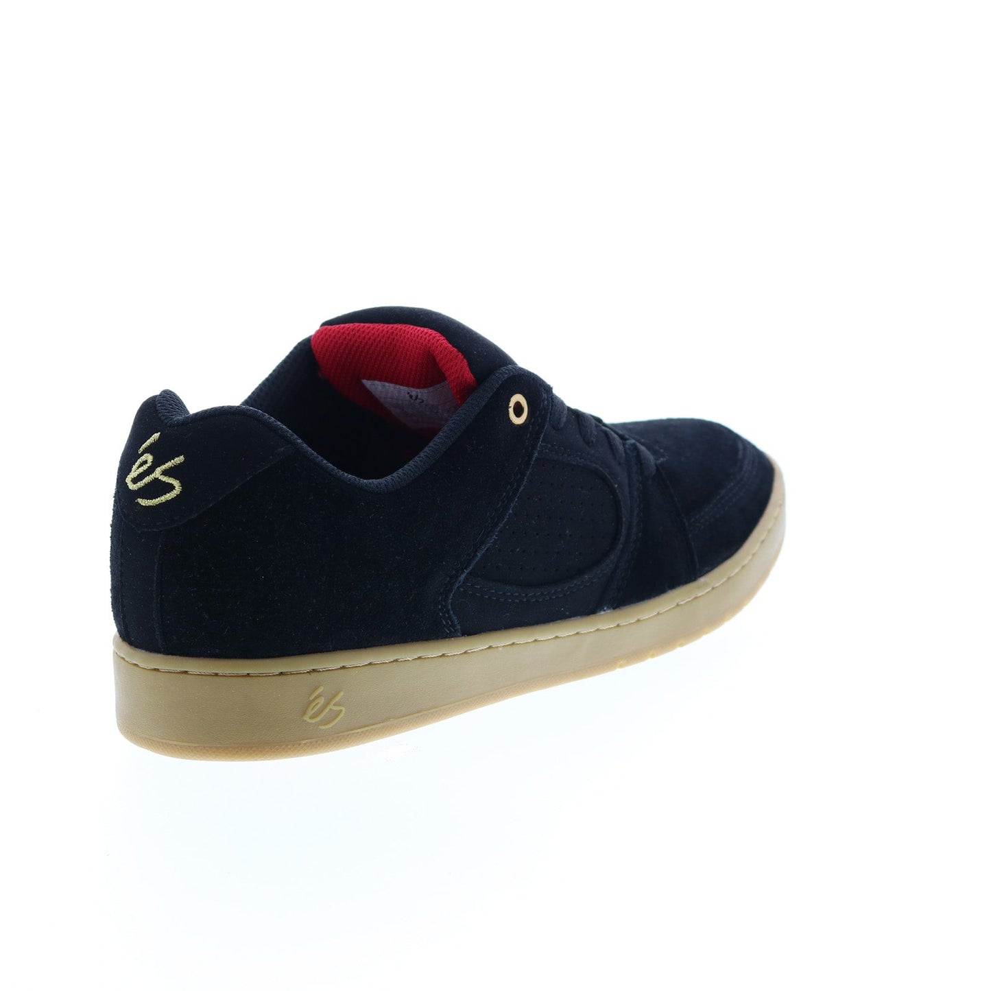 ES Accel Slim 5101000144964 Mens Black Suede Skate Inspired Sneakers Shoes