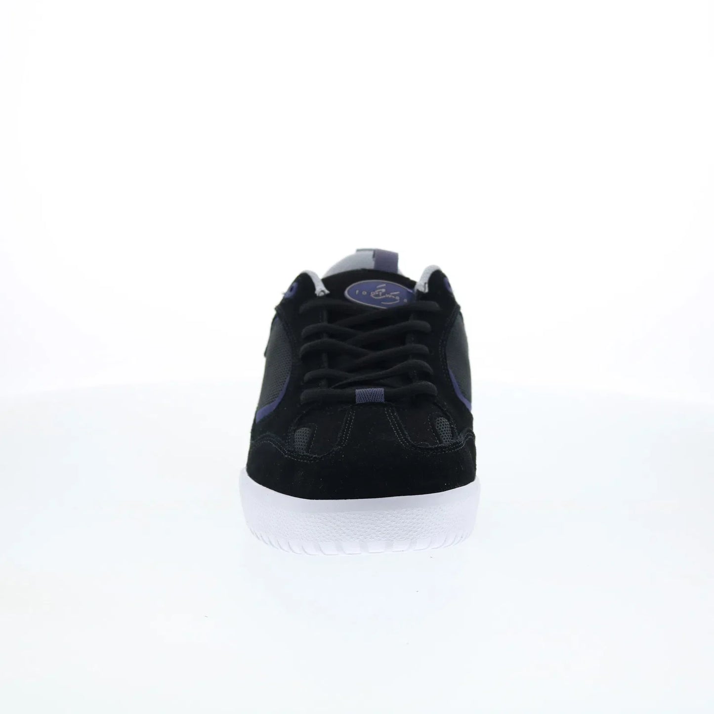 ES Quattro 5101000174585 Mens Black Suede Skate Inspired Sneakers Shoes