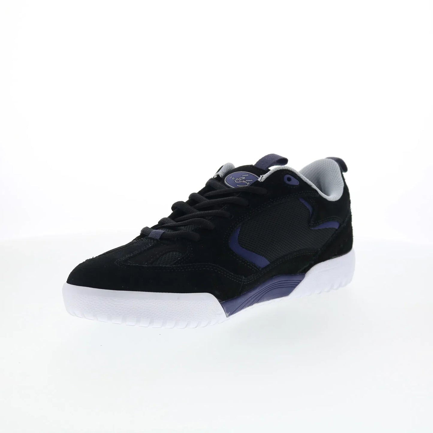 ES Quattro 5101000174585 Mens Black Suede Skate Inspired Sneakers Shoes