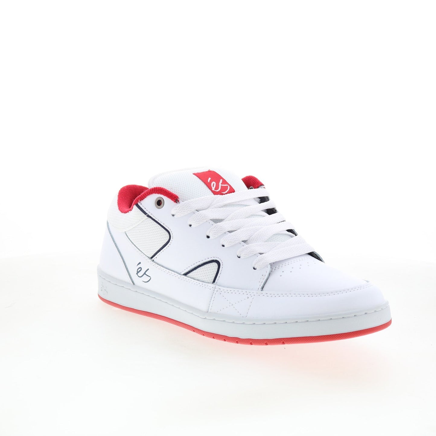 ES Sophisto 5101000211150 Mens White Leather Skate Inspired Sneakers Shoes