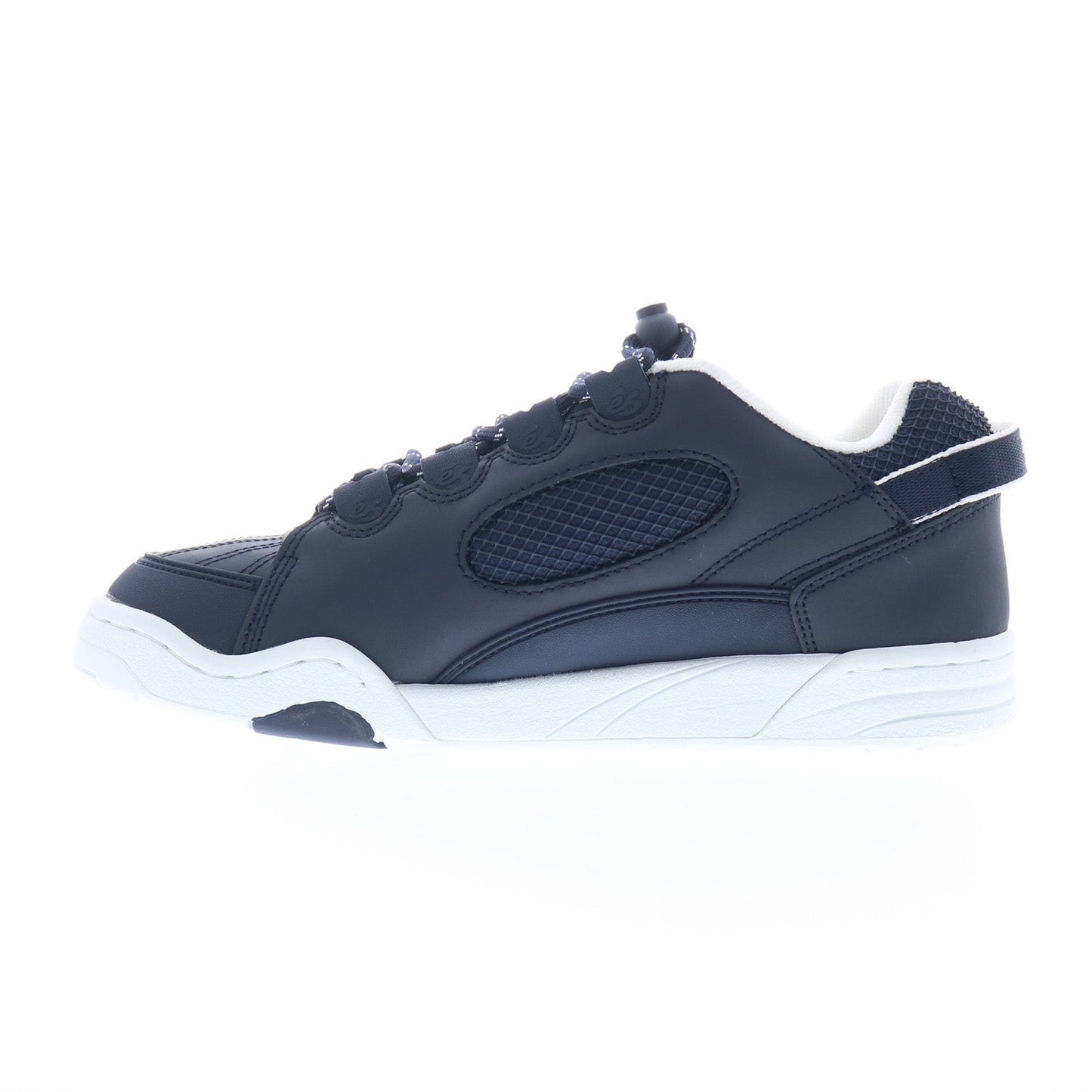 ES Muska 5102000063472 Mens Blue Leather Skate Inspired Sneakers Shoes