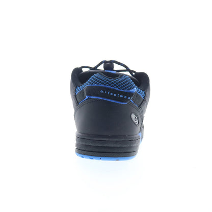 ES Muska 5102000063568 Mens Black Leather Skate Inspired Sneakers Shoes