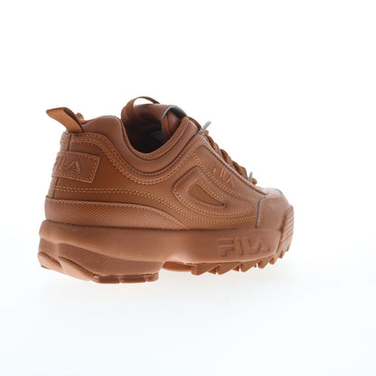 Fila Disruptor II Premium 5XM01807-200 Womens Brown Lifestyle Sneakers Shoes
