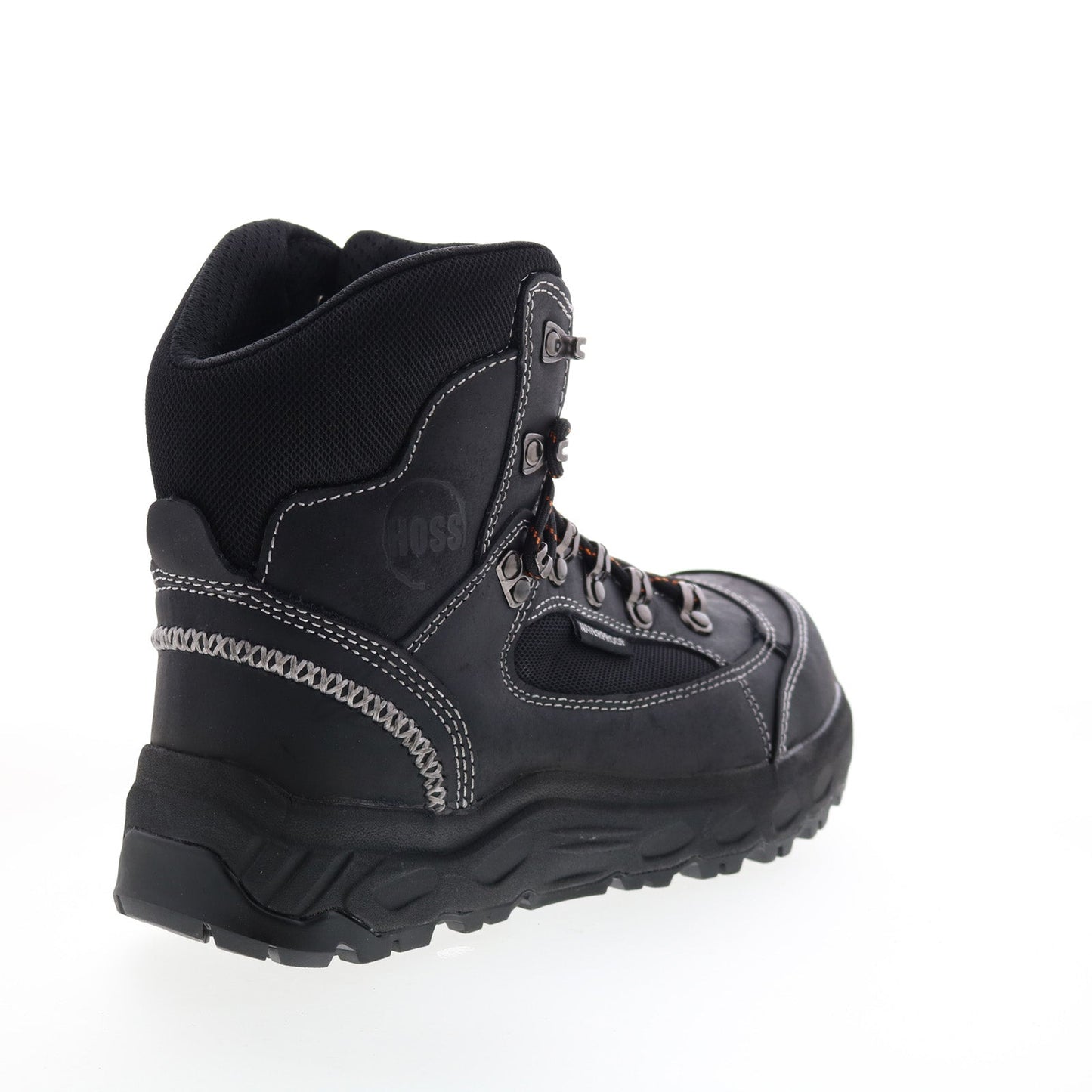 Hoss Blocker Aluminum Toe Waterproof Mens Black Extra Wide 4E Work Boots