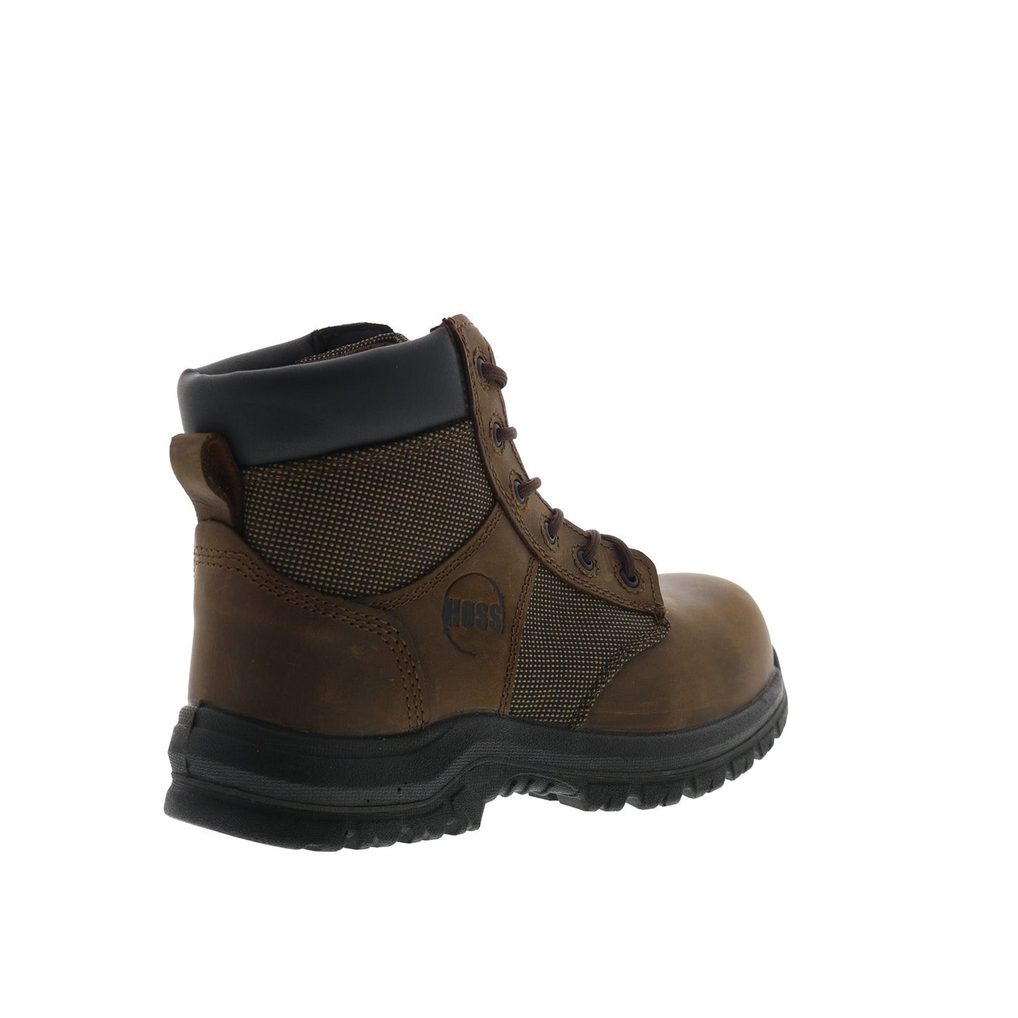Hoss Mason 60245 Mens Brown Wide Leather Lace Up Work & Safety Boots