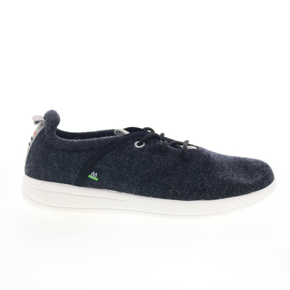Minnetonka Eco Anew 62046-CHR Mens Black Canvas Lifestyle Sneakers Shoes