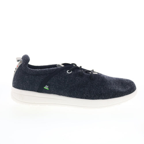 Minnetonka Eco Anew 62046-CHR Mens Black Canvas Lifestyle Sneakers Shoes
