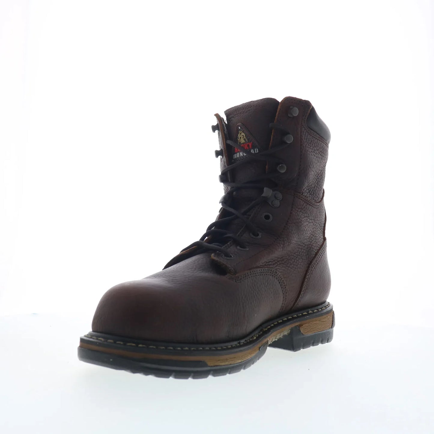 Rocky Steel Toe Waterproof 6693 Mens Brown Wide Leather Work & Safety Boots
