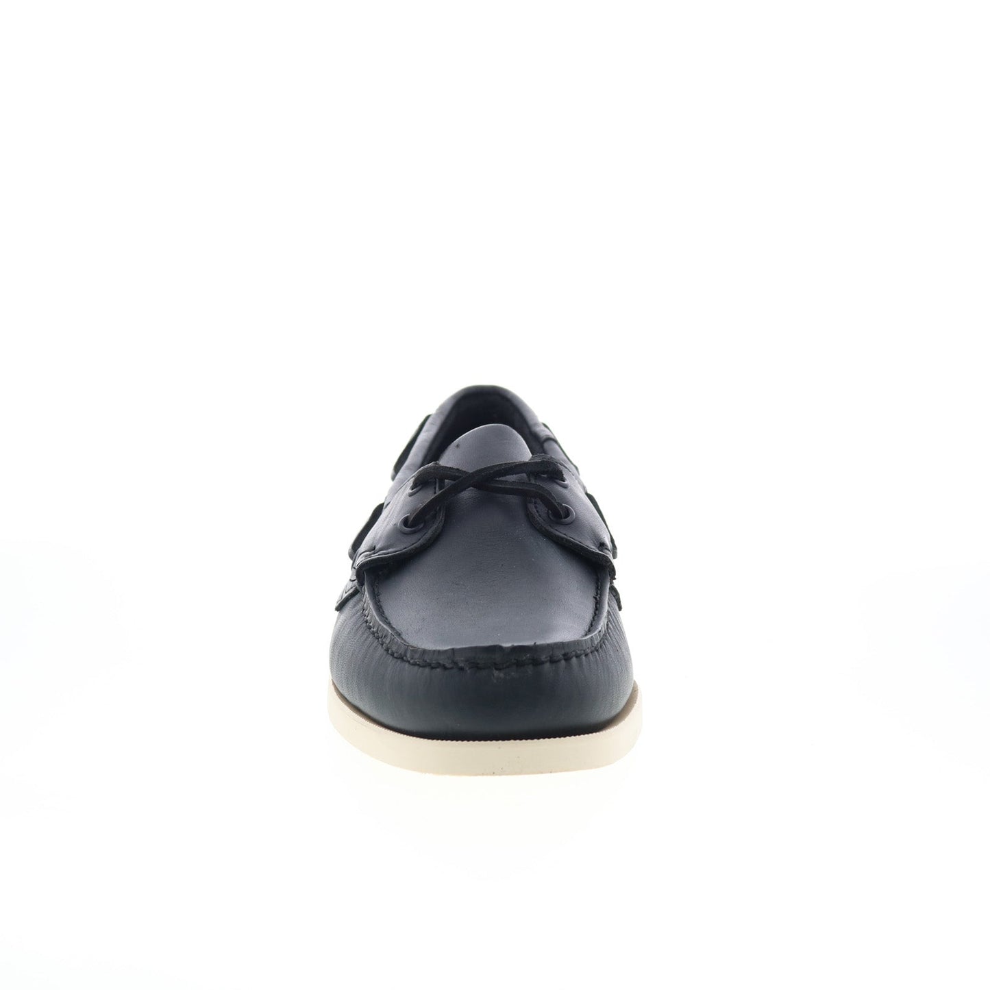 Sebago Docksides Portland Mens Black Leather Loafers & Slip Ons Boat Shoes