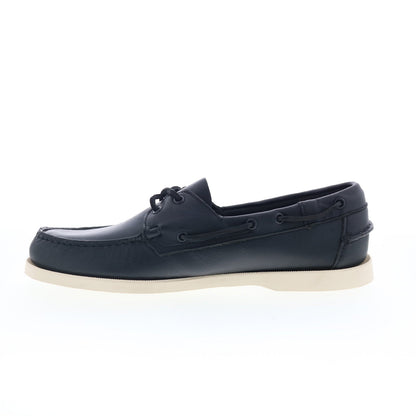 Sebago Docksides Portland Mens Black Leather Loafers & Slip Ons Boat Shoes