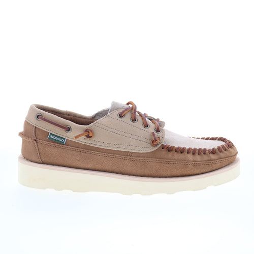 Sebago Cayuga 70015S0-959 Mens Brown Suede Loafers & Slip Ons Boat Shoes