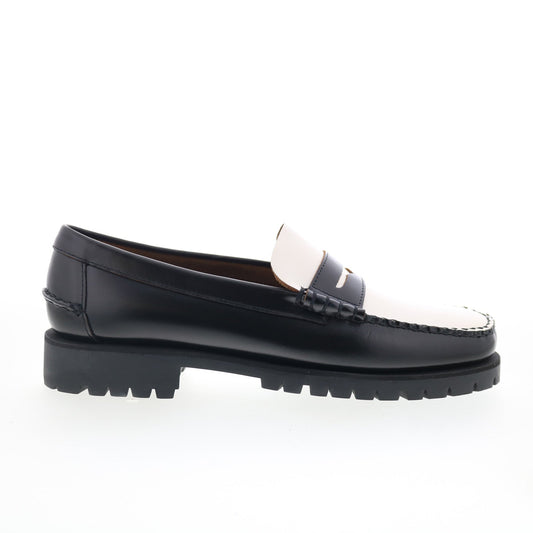 Sebago Dan Lug 7001HI0-987 Mens Black Loafers & Slip Ons Penny Shoes