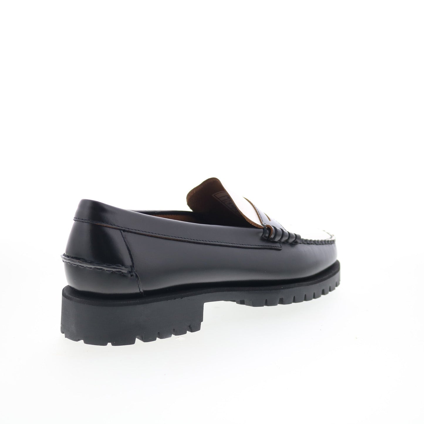 Sebago Dan Lug 7001HI0-987 Mens Black Loafers & Slip Ons Penny Shoes