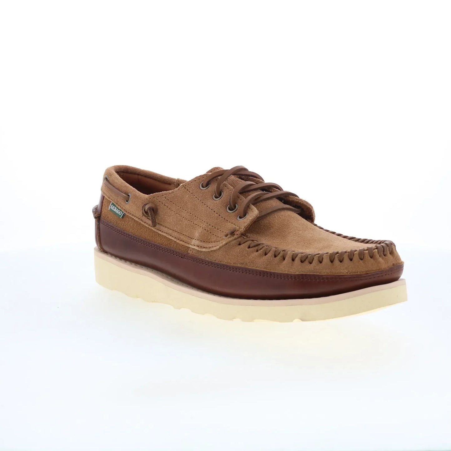 Sebago Keuka Lea Canoe Moc Mens Brown Suede Loafers & Slip Ons Boat Shoes