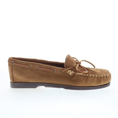Minnetonka Camp Moc 747W-DST Mens Wide Loafers & Slip Ons Moccasin Shoes