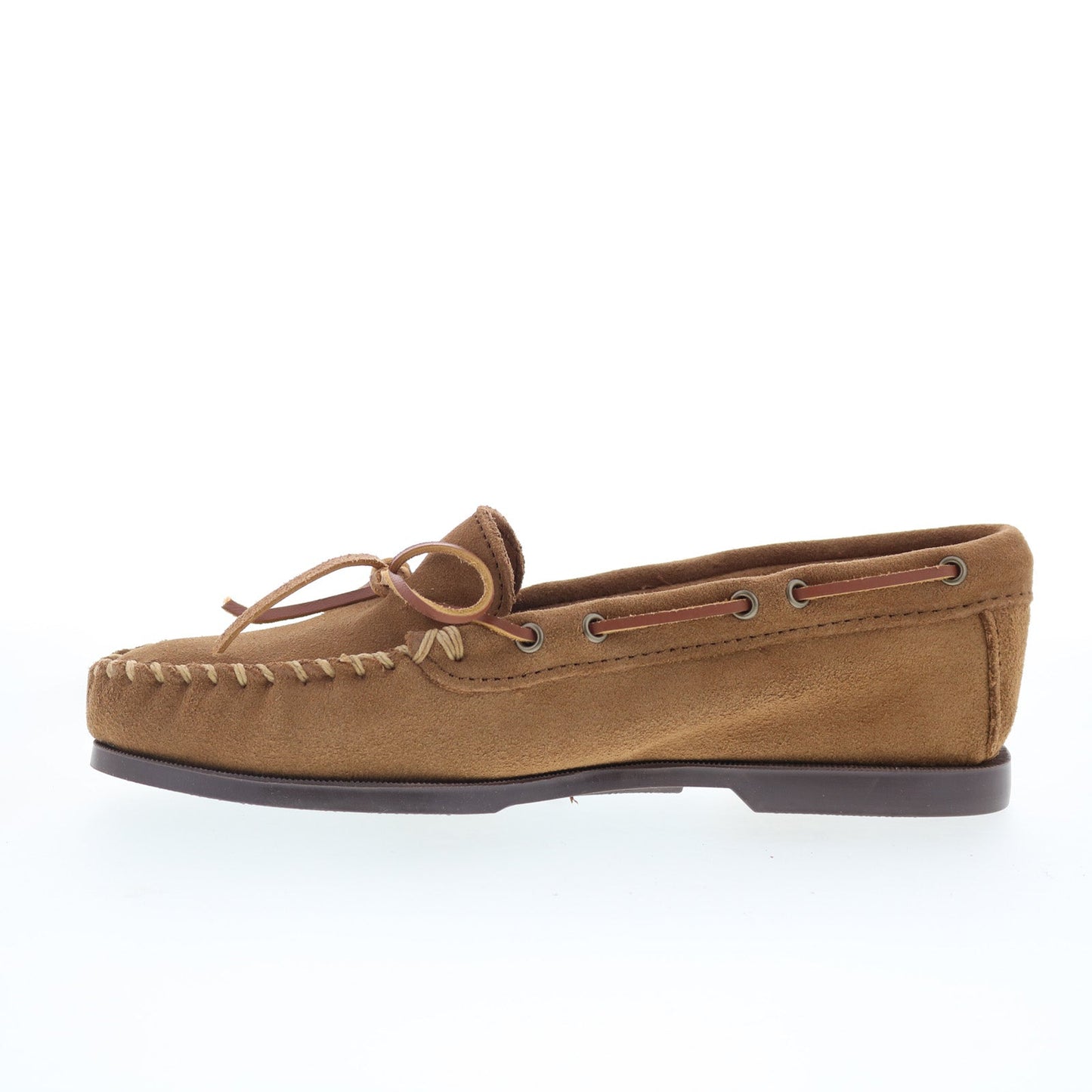Minnetonka Camp Moc 747W-DST Mens Wide Loafers & Slip Ons Moccasin Shoes