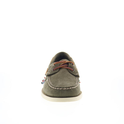 Sebago Portland Hanami 76115GW-A01 Mens Green Loafers & Slip Ons Boat Shoes
