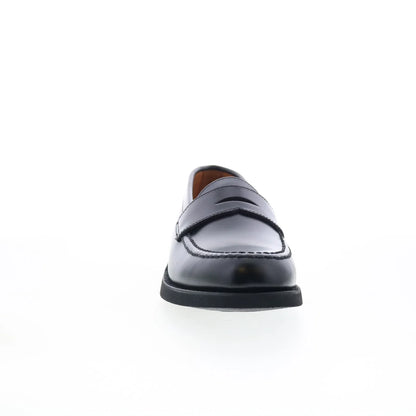 Sebago Ryan Brushed PO Mens Black Leather Loafers & Slip Ons Penny Shoes