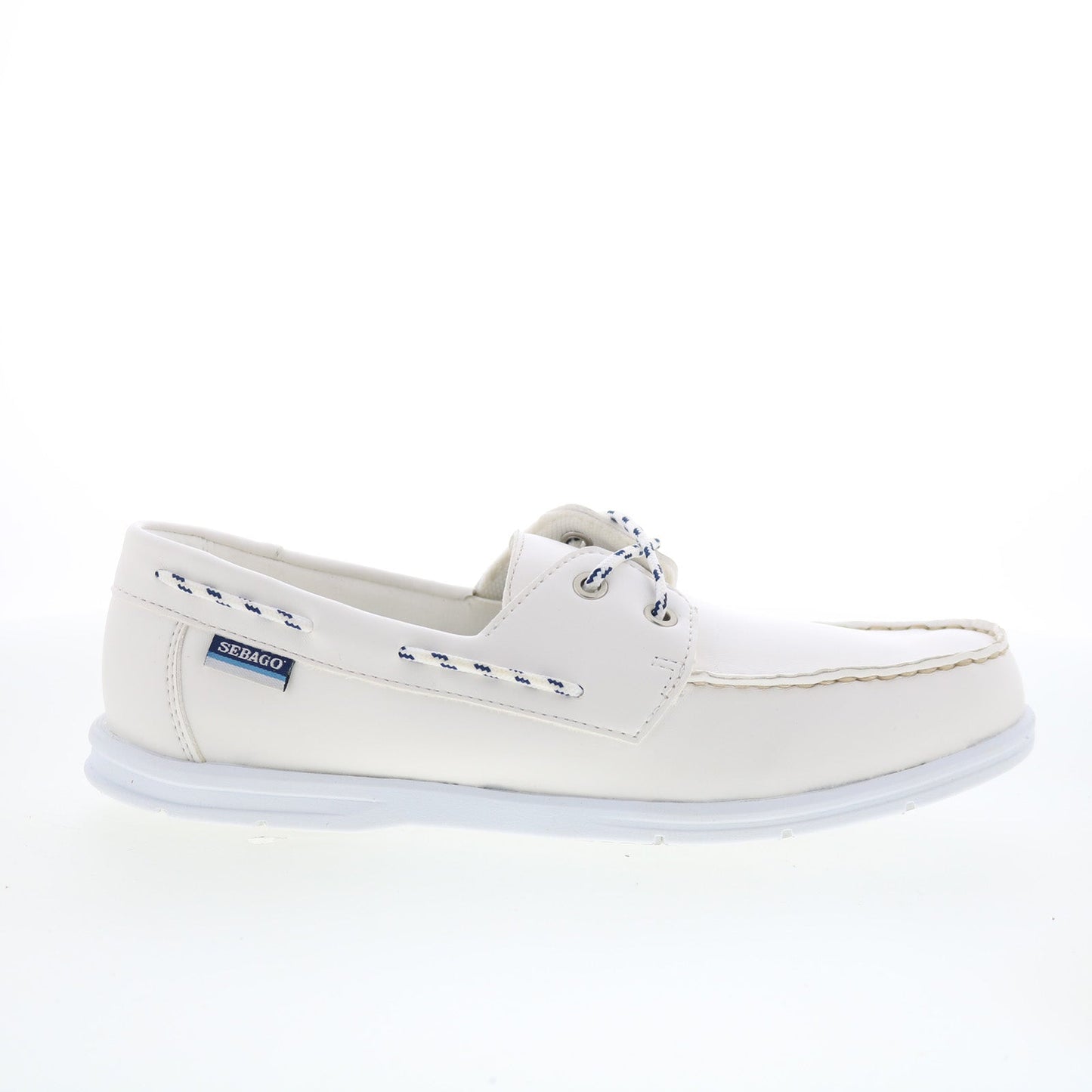 Sebago Jackman 78114CW-911 Mens White Loafers & Slip Ons Boat Shoes