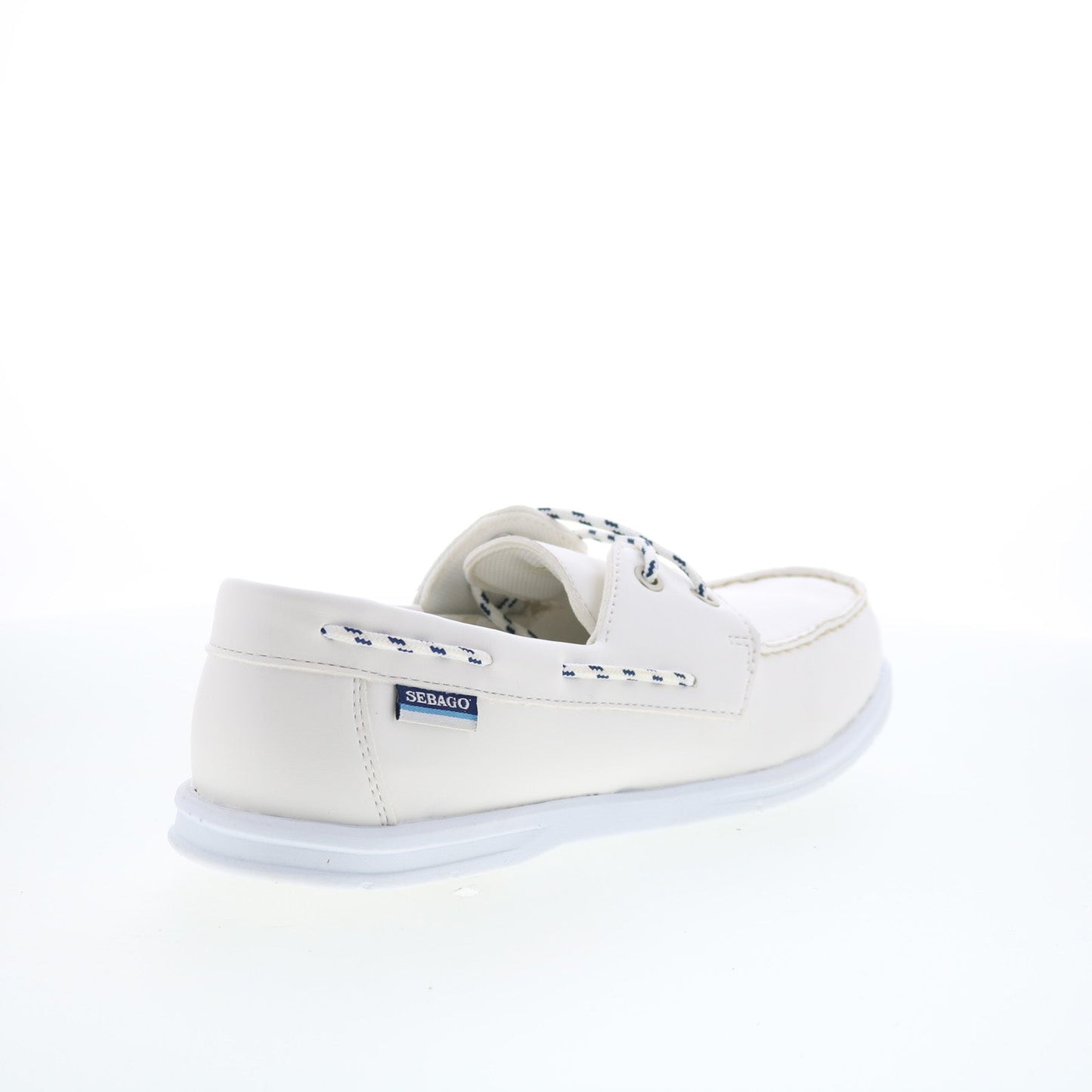 Sebago Jackman 78114CW-911 Mens White Loafers & Slip Ons Boat Shoes