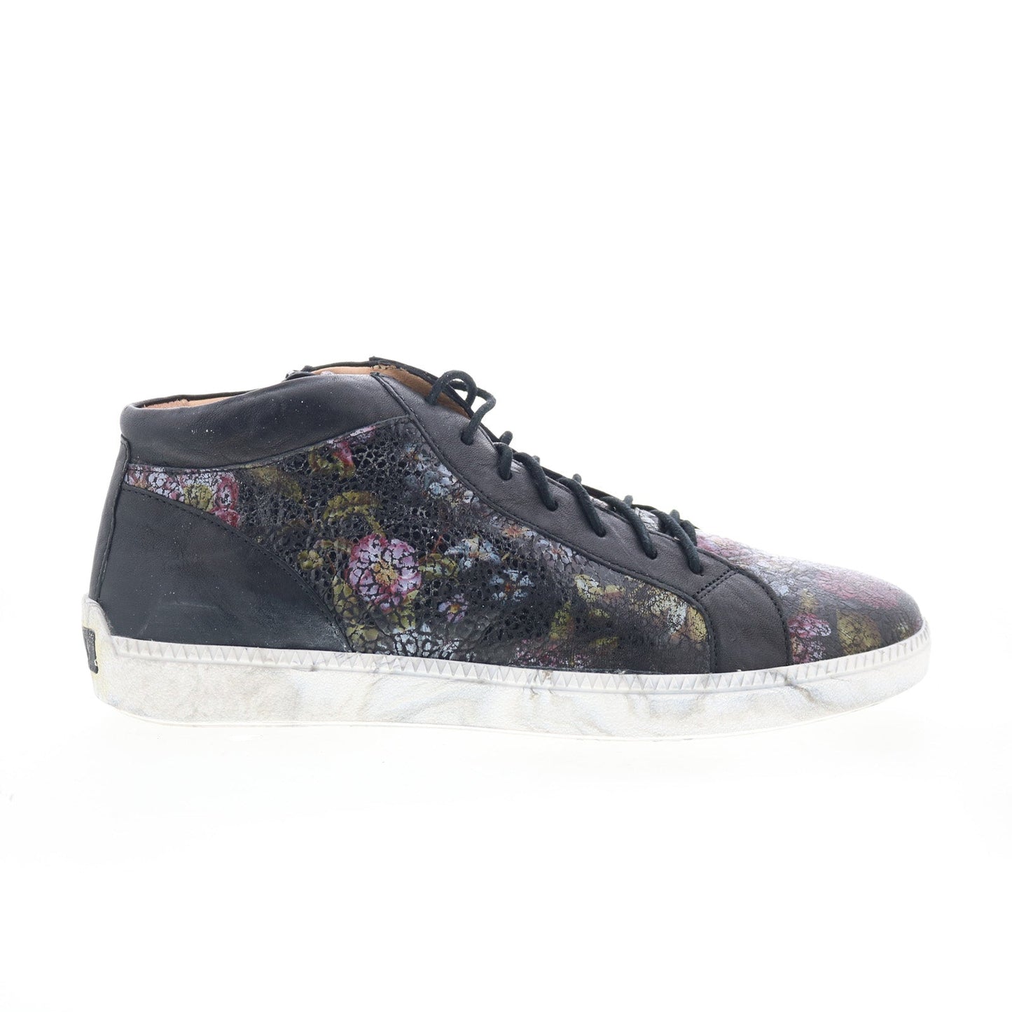 Think! Turna 84047-09 Womens Black Leather Lifestyle Sneakers Shoes