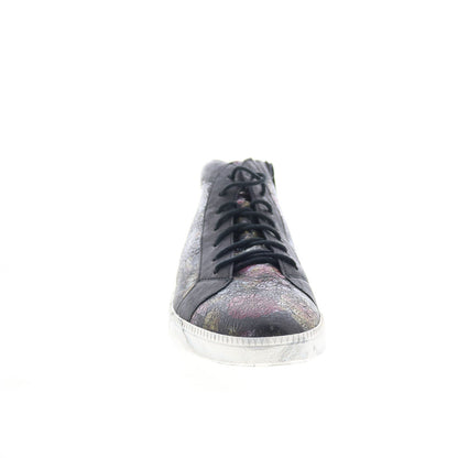 Think! Turna 84047-09 Womens Black Leather Lifestyle Sneakers Shoes