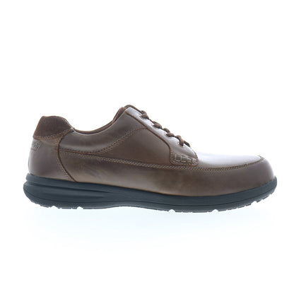Nunn Bush Cam Moc Toe Mens Brown Extra Wide Oxfords & Lace Ups Casual Shoes