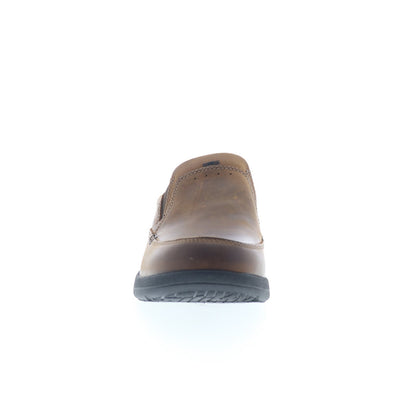 Nunn Bush Cam Slip On 84696 Mens Brown Wide Loafers & Slip Ons Casual Shoes