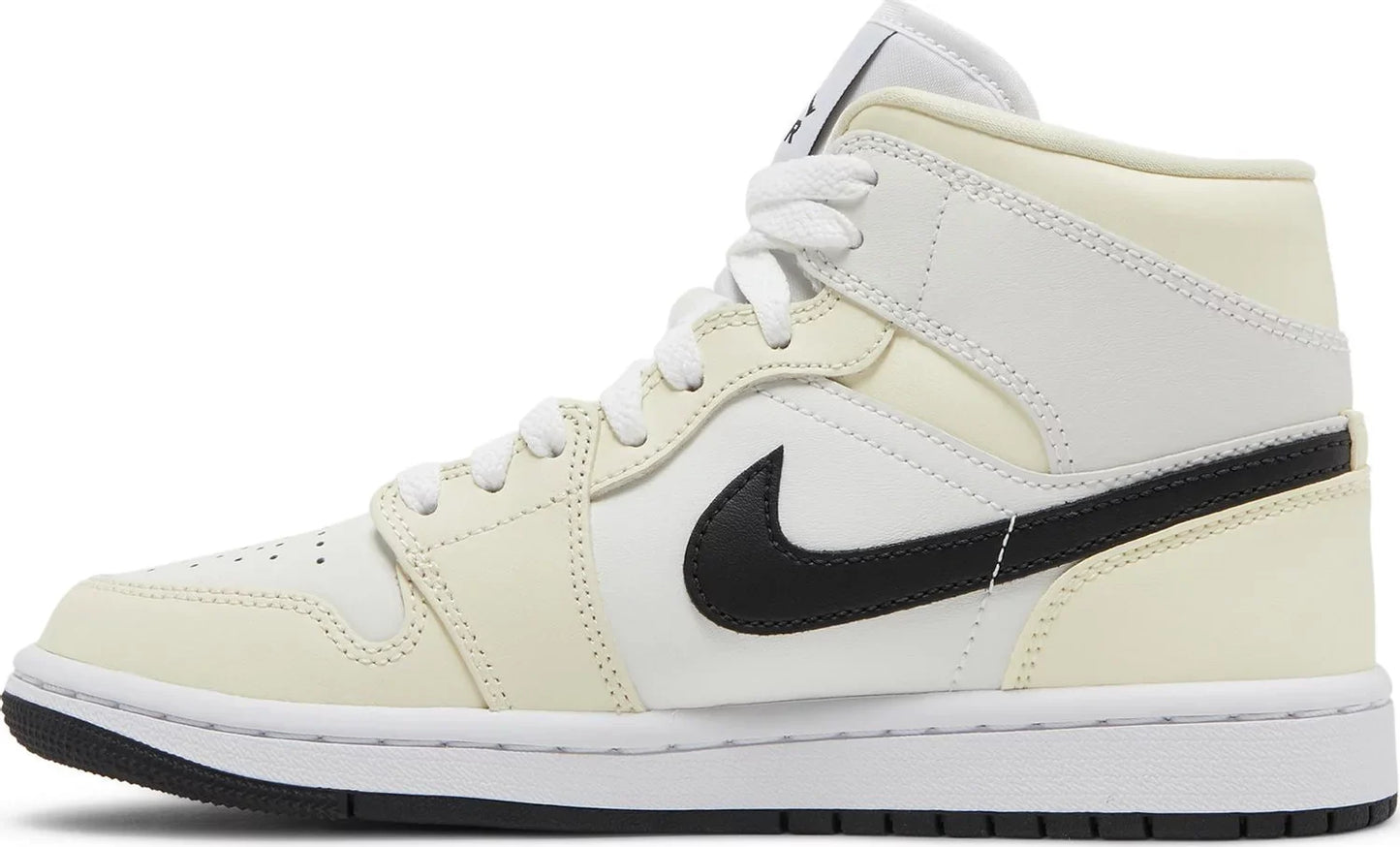 Nike Womens Air Jordan 1 Mid Sneakers - 'Coconut Milk'