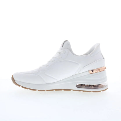 Skechers Snoop Dogg: Million Air - Luxe Daze3 Womens White Sneakers Shoes