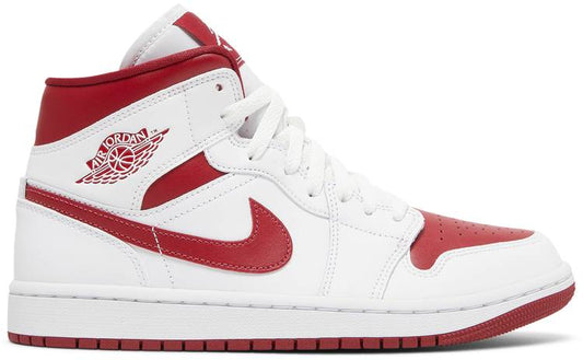 Nike Womens Air Jordan 1 Mid Sneakers - 'Reverse Chicago'