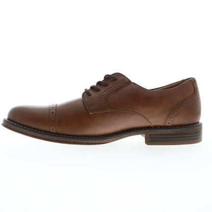 Dockers Ferrell 90-36796 Mens Brown Oxfords & Lace Ups Cap Toe Shoes