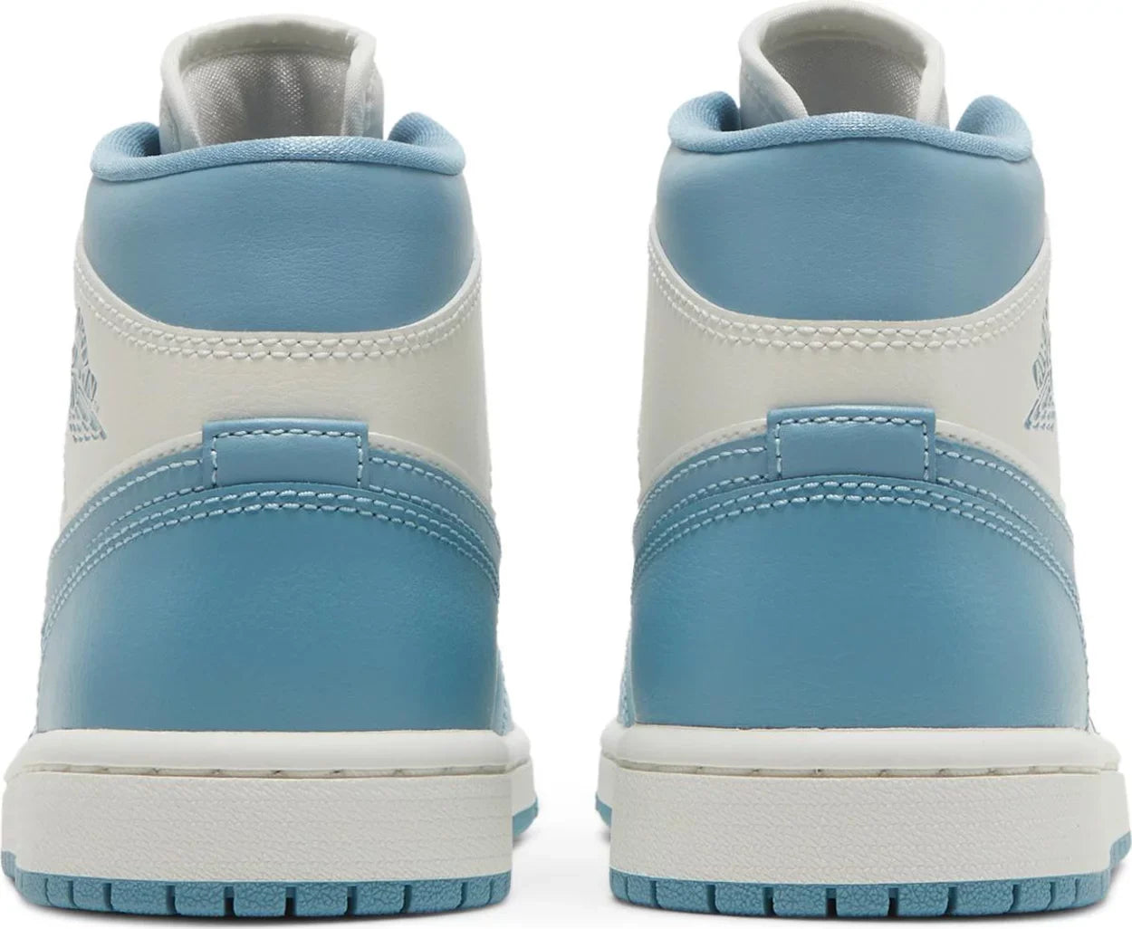 Nike Womens Air Jordan 1 Mid Sneakers - 'University Blue'