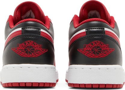 Nike Grade School Womens Air Jordan 1 Low Sneakers - 'Reverse Black Toe'