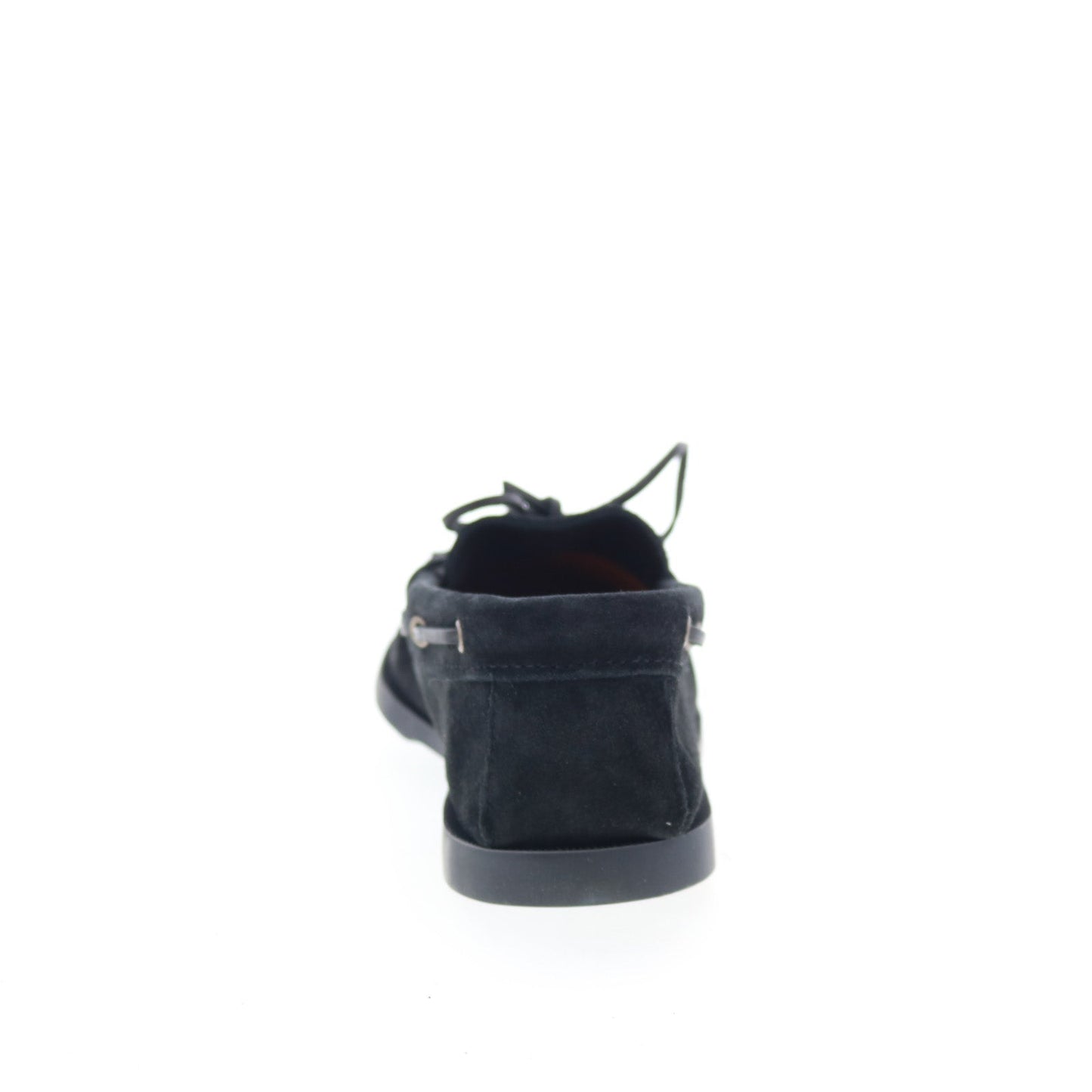 Minnetonka Asher 919C-BLK Mens Black Suede Loafers & Slip Ons Moccasin Shoes
