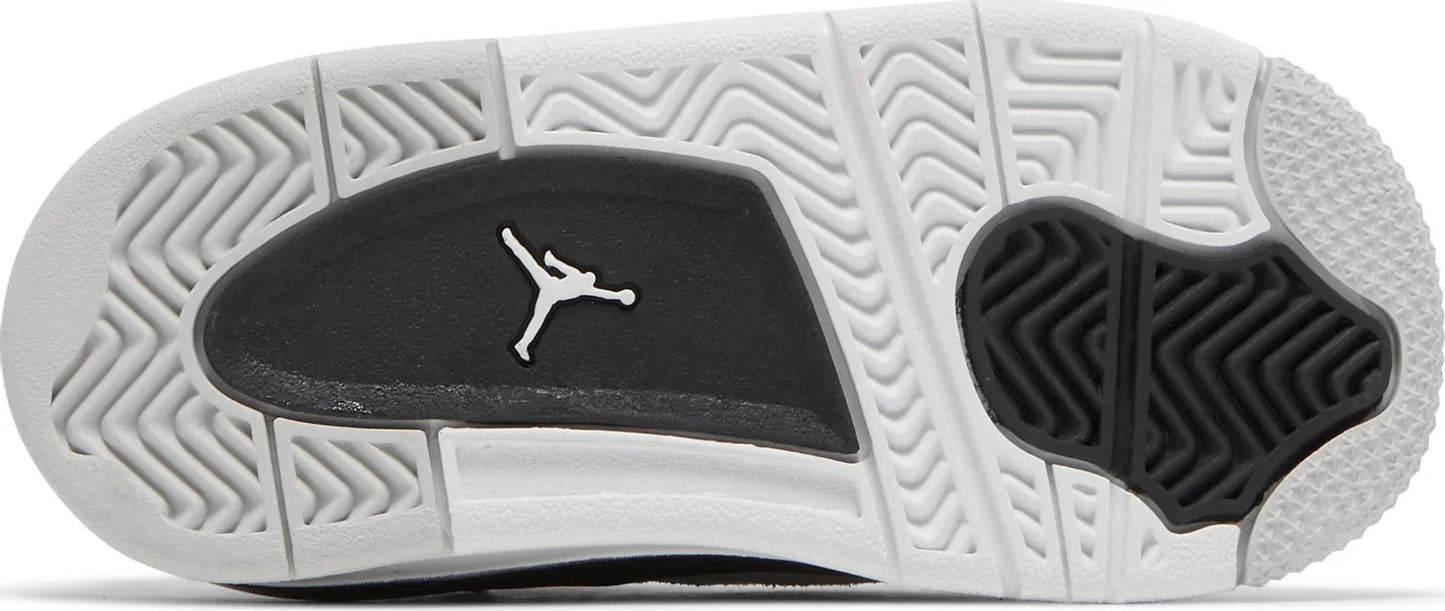Nike Toddlers Air Jordan 4 Retro Sneakers - 'Military Black'
